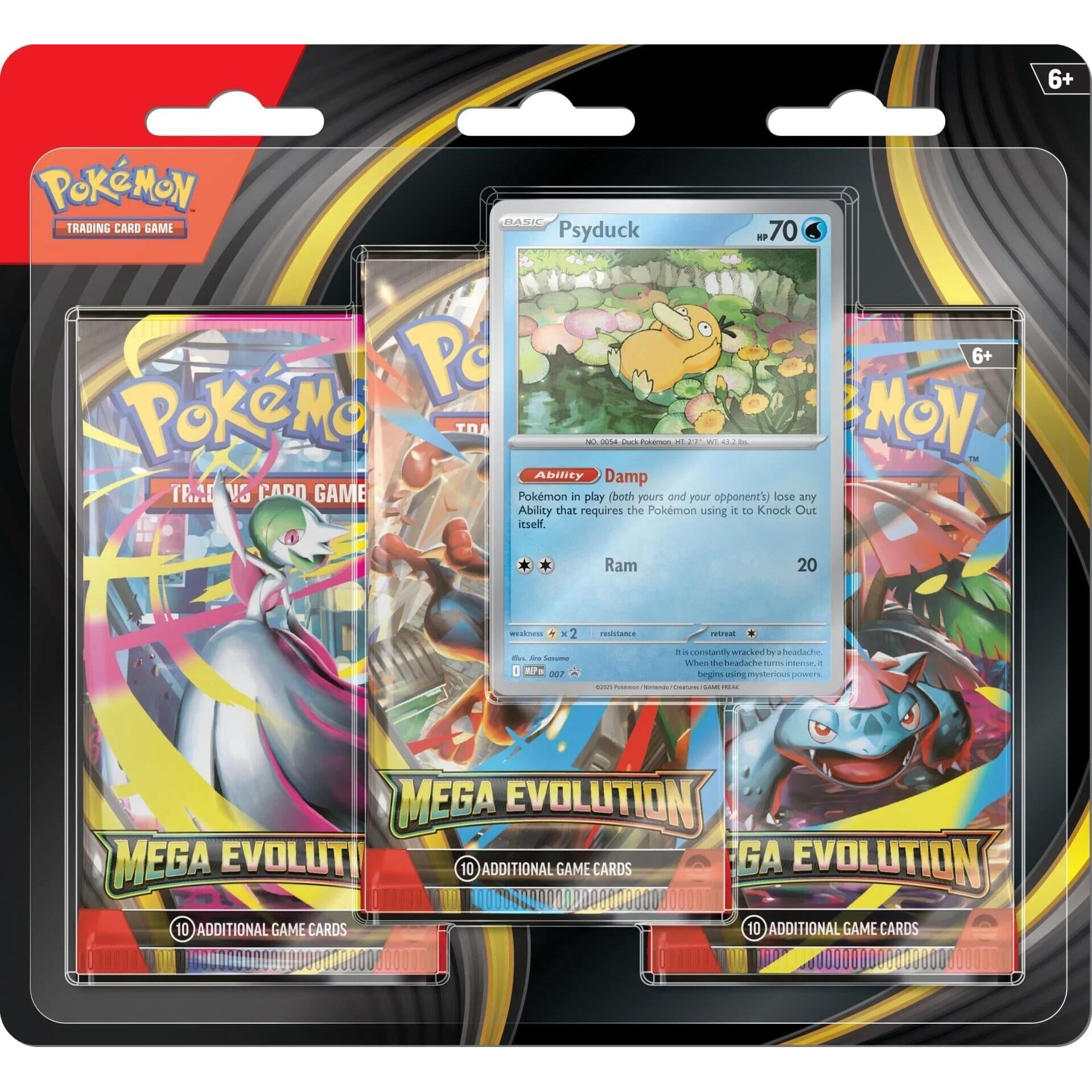 Image for Mega Evolution 3 Pack Blister [Psyduck] - Pokemon
