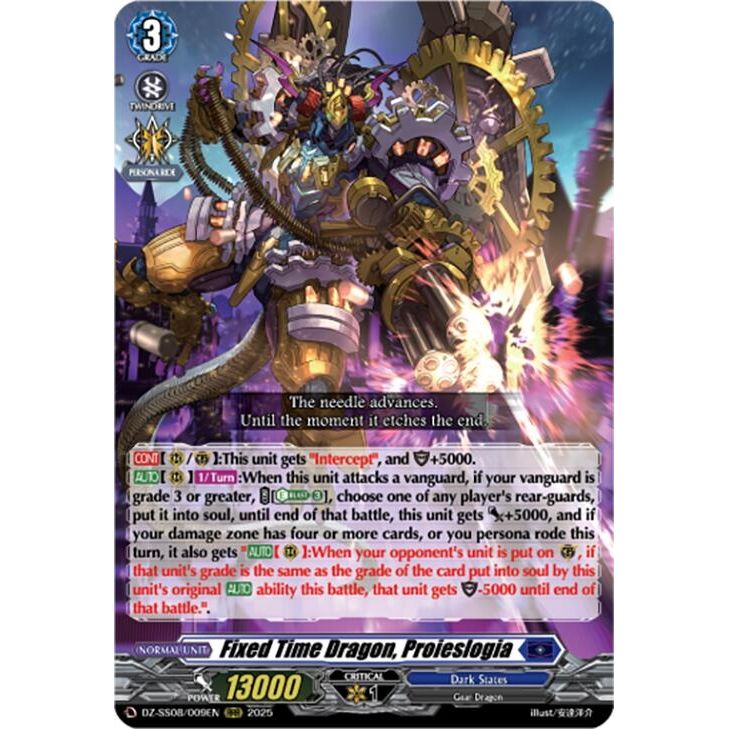Image for Fixed Time Dragon, Proieslogia (DZ-SS08/009EN) (DZ-SS08) - Cardfight Vanguard