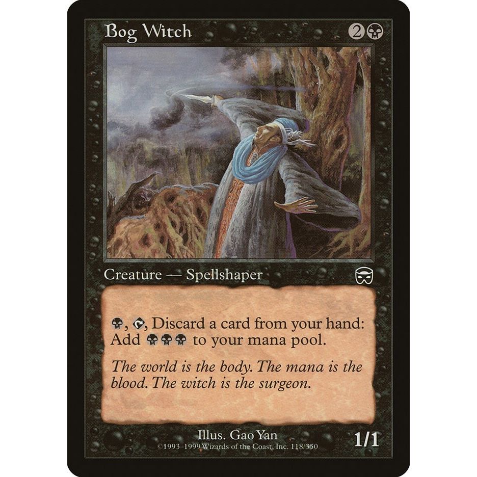 Image for Bog Witch (118) (MMQ) - Magic: The Gathering