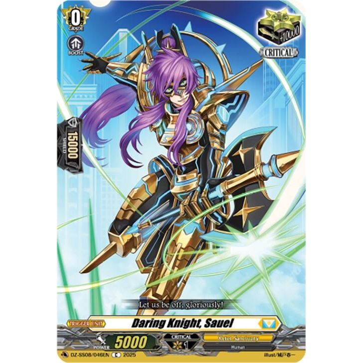 Image for Daring Knight, Sauel (DZ-SS08/046EN) (DZ-SS08) - Cardfight Vanguard