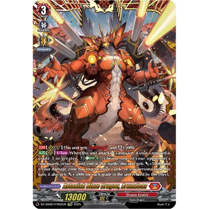 Image for Astonish Blaze Dragon, Arumdeas (FFR) (DZ-SS08/FFR02EN) (DZ-SS08) - Cardfight Vanguard