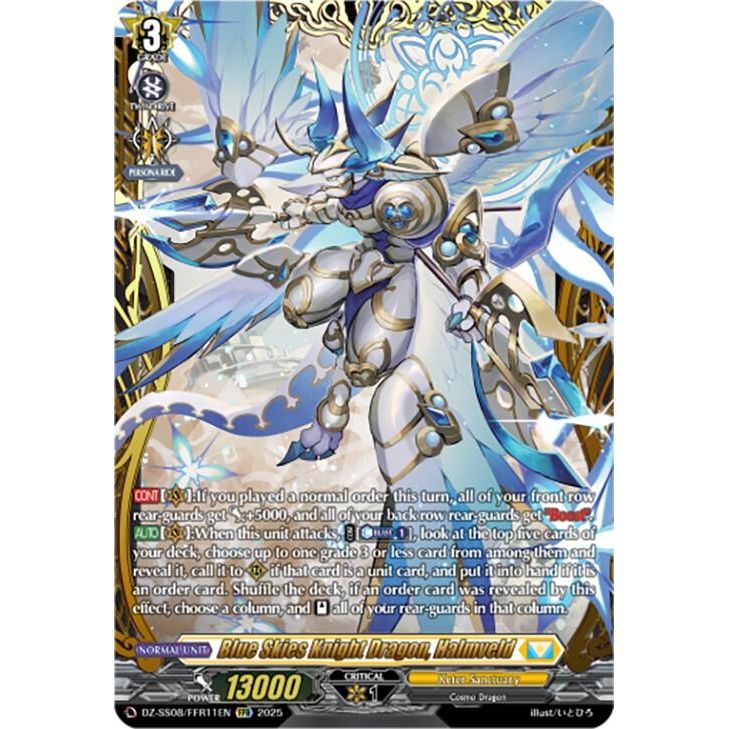 Image for Blue Skies Knight Dragon, Halmveld (FFR) (DZ-SS08/FFR11EN) (DZ-SS08) - Cardfight Vanguard