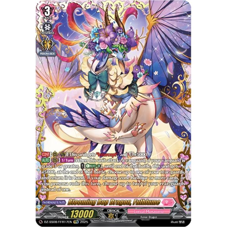 Image for Blooming Bop Dragon, Fulblume (FFR) (DZ-SS08/FFR17EN) (DZ-SS08) - Cardfight Vanguard