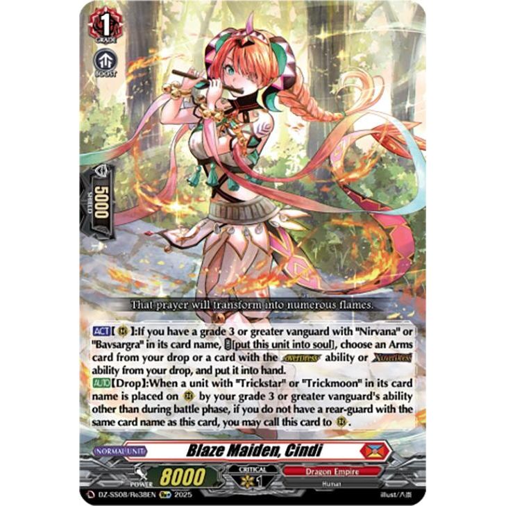 Image for Blaze Maiden, Cindi (Re+) (DZ-SS08/Re38EN) (DZ-SS08) - Cardfight Vanguard