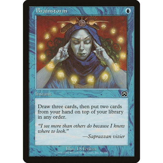 Image for Brainstorm (61) (MMQ) - Magic: The Gathering