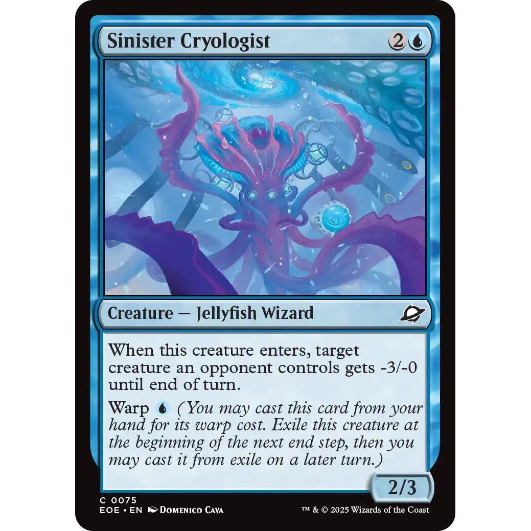 Image for Sinister Cryologist (75) (EOE) - Magic: The Gathering