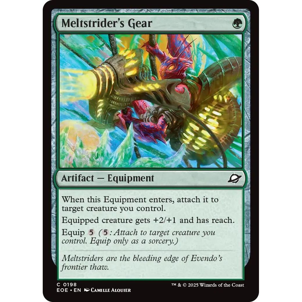 Image for Meltstrider's Gear (198) (EOE) - Magic: The Gathering