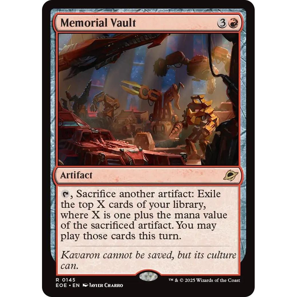 Image for Memorial Vault (145) (EOE) - Magic: The Gathering