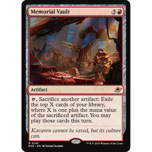 Image for Memorial Vault (145) (EOE) - Magic: The Gathering
