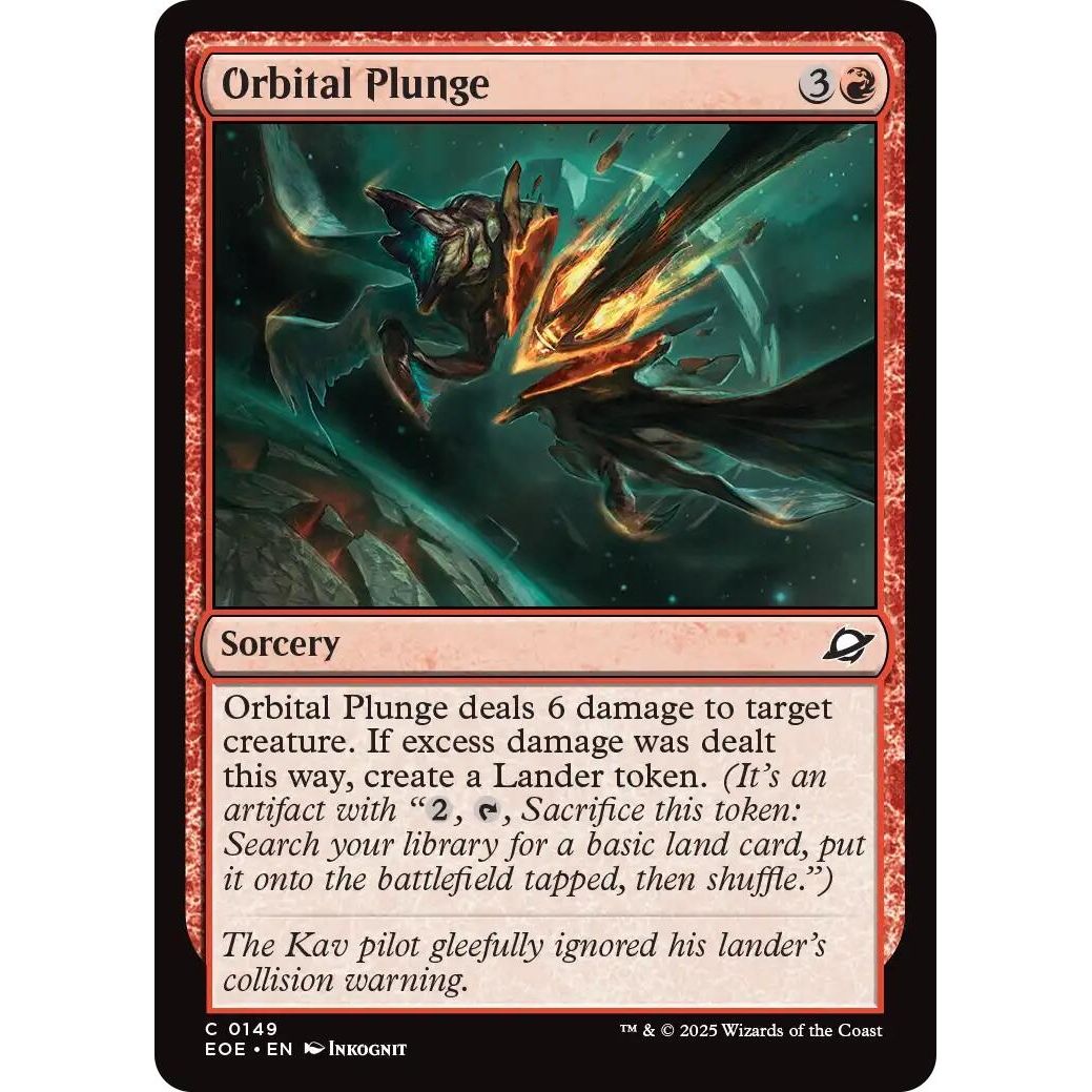 Image for Orbital Plunge (149) (EOE) - Magic: The Gathering
