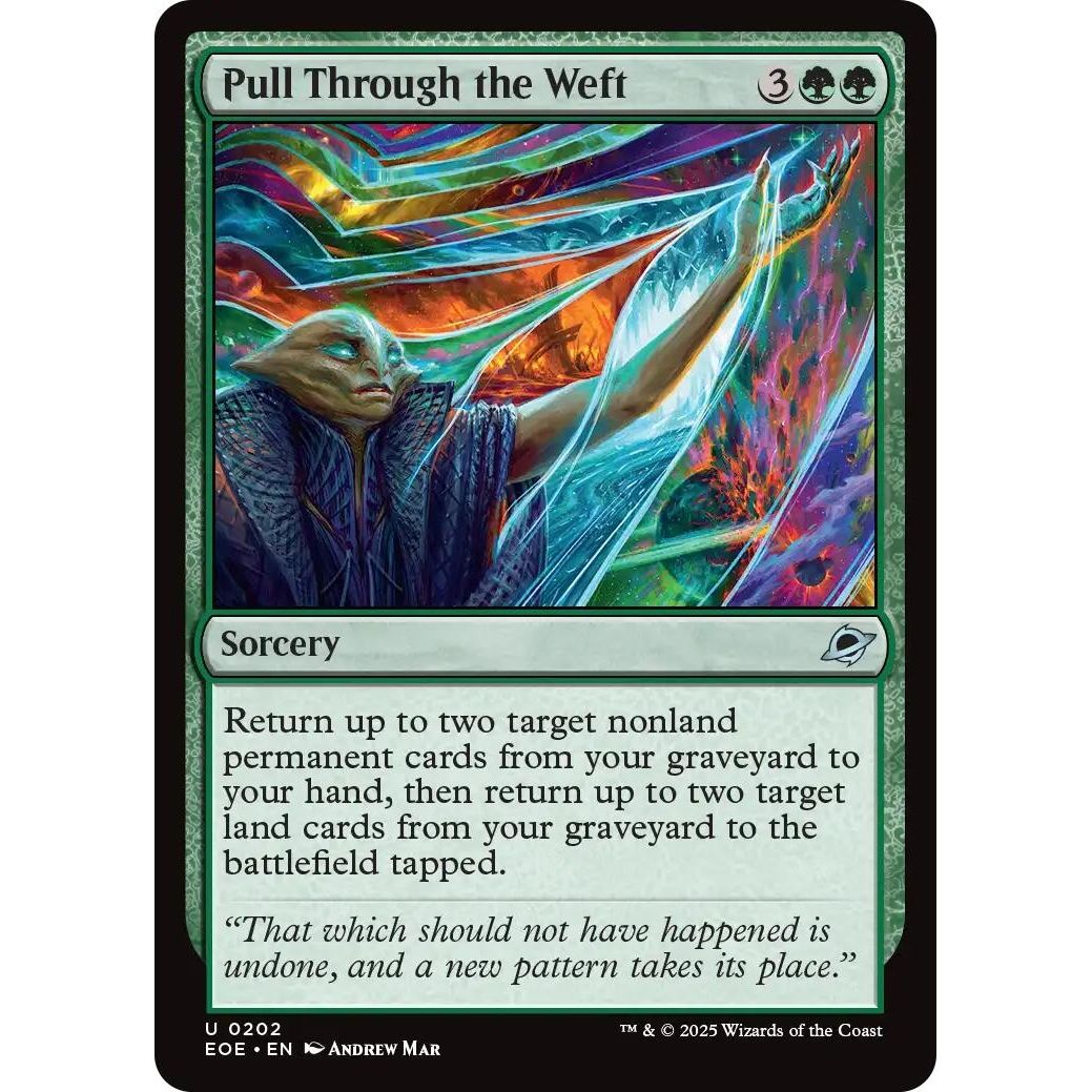 Image for Pull Through the Weft (202) (EOE) - Magic: The Gathering