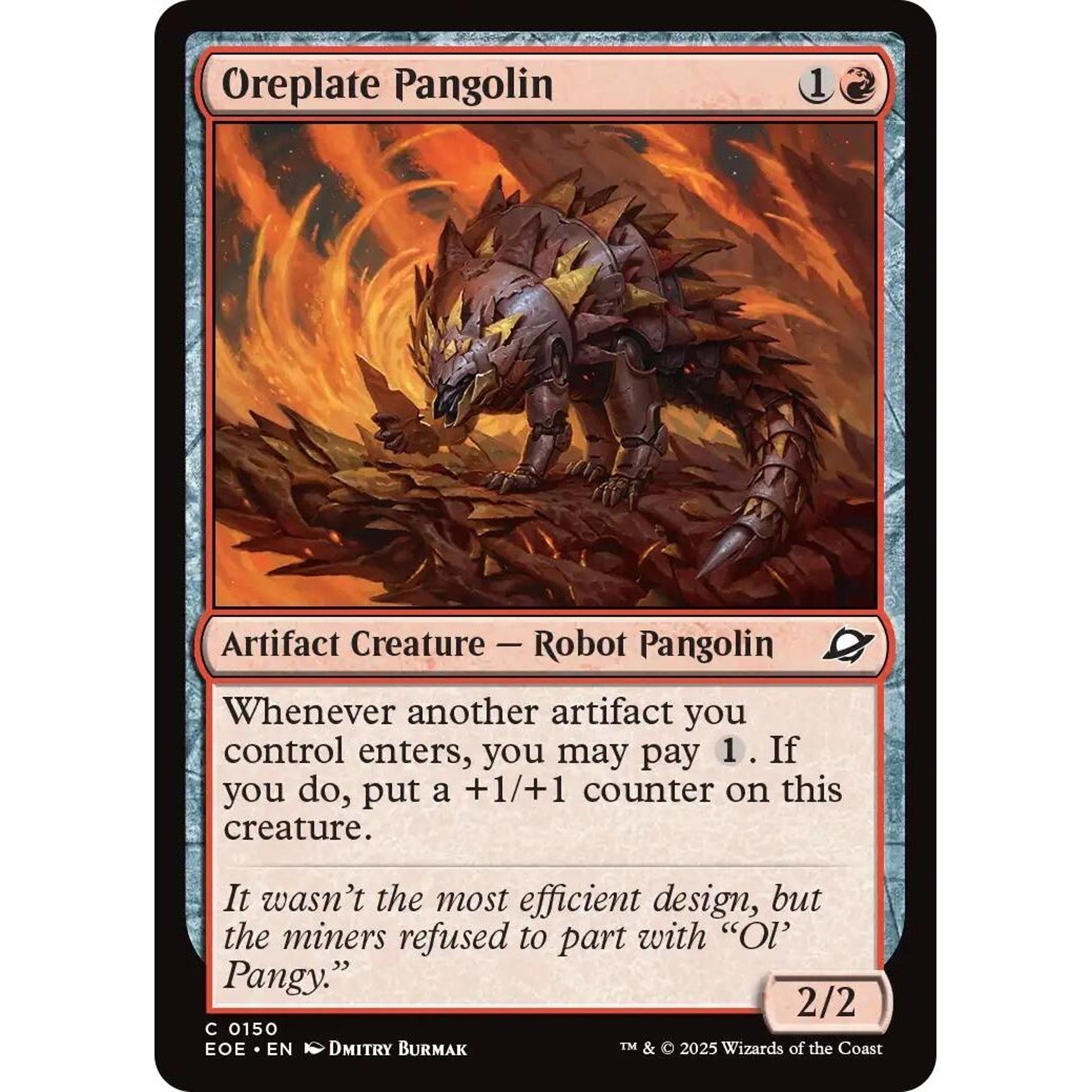 Image for Oreplate Pangolin (150) (EOE) - Magic: The Gathering