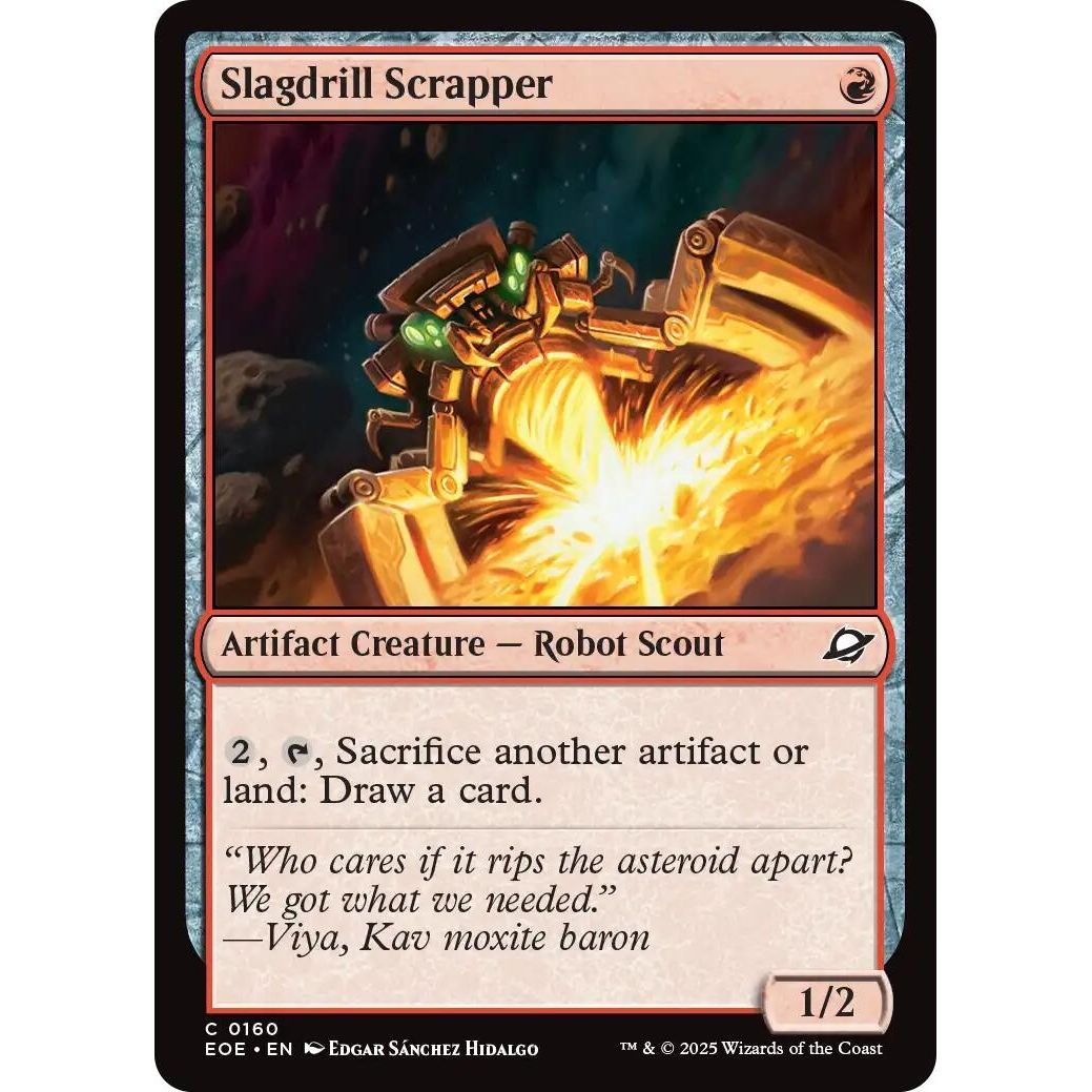 Image for Slagdrill Scrapper (160) (EOE) - Magic: The Gathering