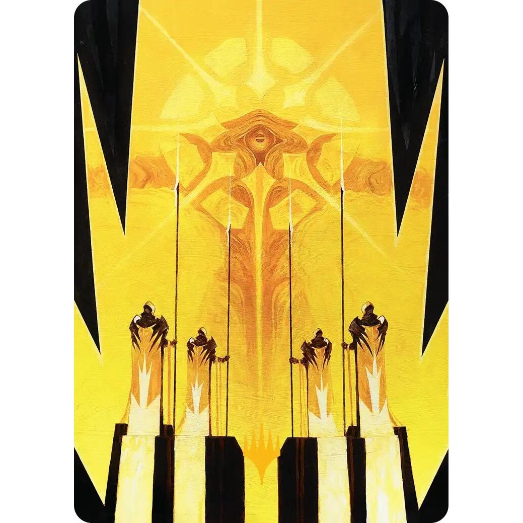 Image for Hardlight Containment Art Card (Gold-Stamped Planeswalker Symbol) (4) (AAEOE) - Magic: The Gathering