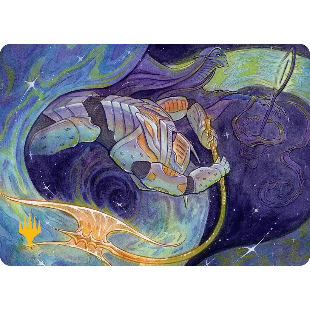 Image for Seam Rip Art Card (Gold-Stamped Planeswalker Symbol) (6) (AAEOE) - Magic: The Gathering