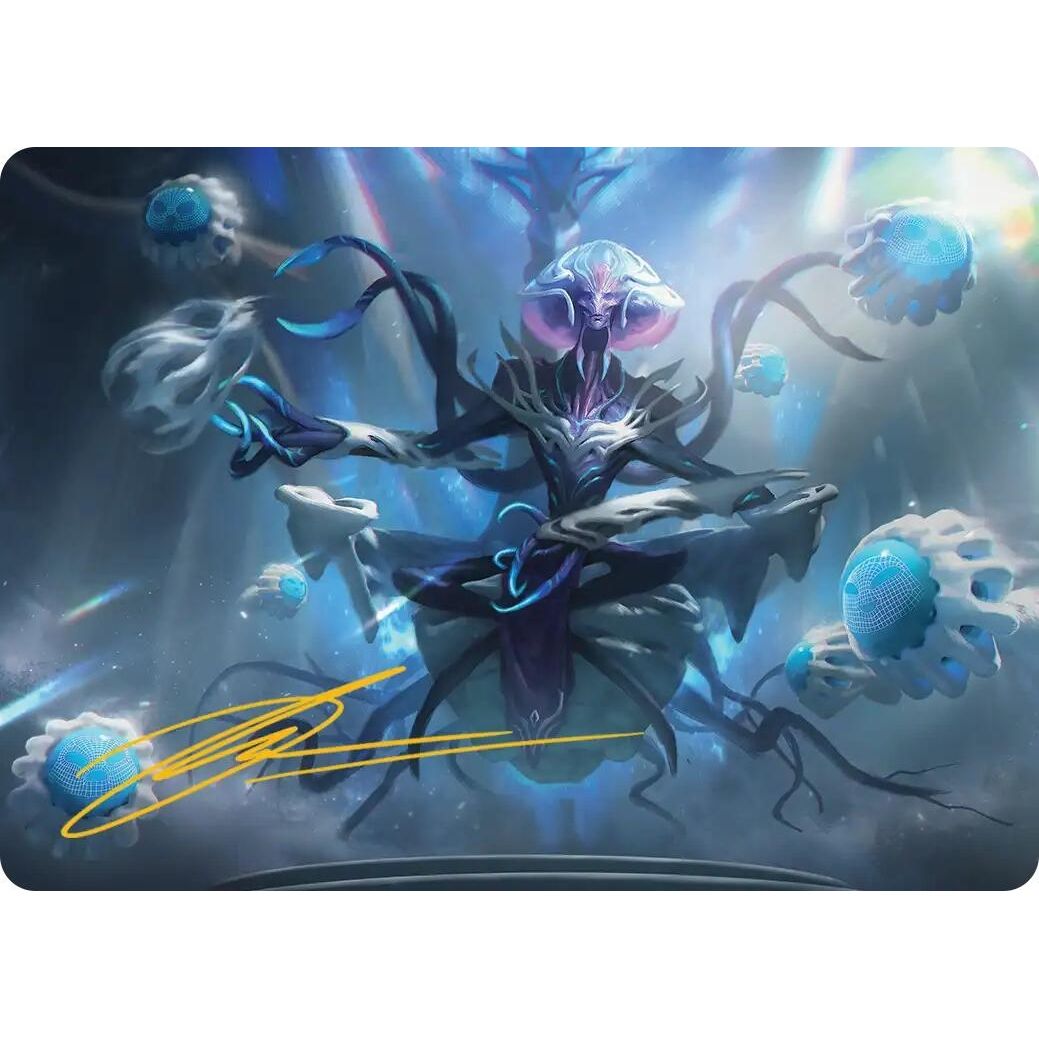 Image for Mm'menon, the Right Hand Art Card (Gold-Stamped Signature) (8) (AAEOE) - Magic: The Gathering