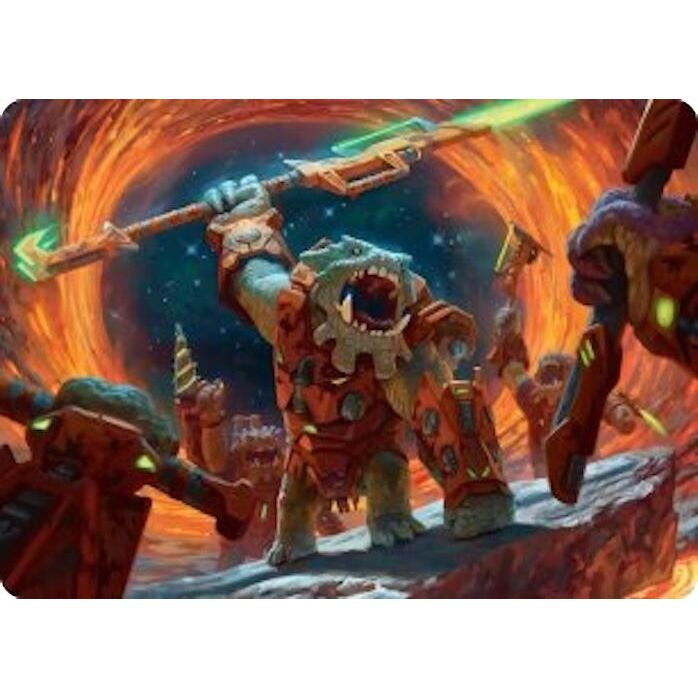 Image for Frontline War-Rager Art Card (16) (AAEOE) - Magic: The Gathering