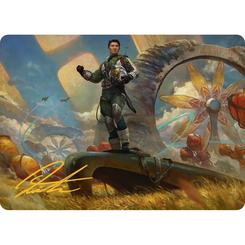 Image for Galactic Wayfarer Art Card (Gold-Stamped Signature) (21) (AAEOE) - Magic: The Gathering
