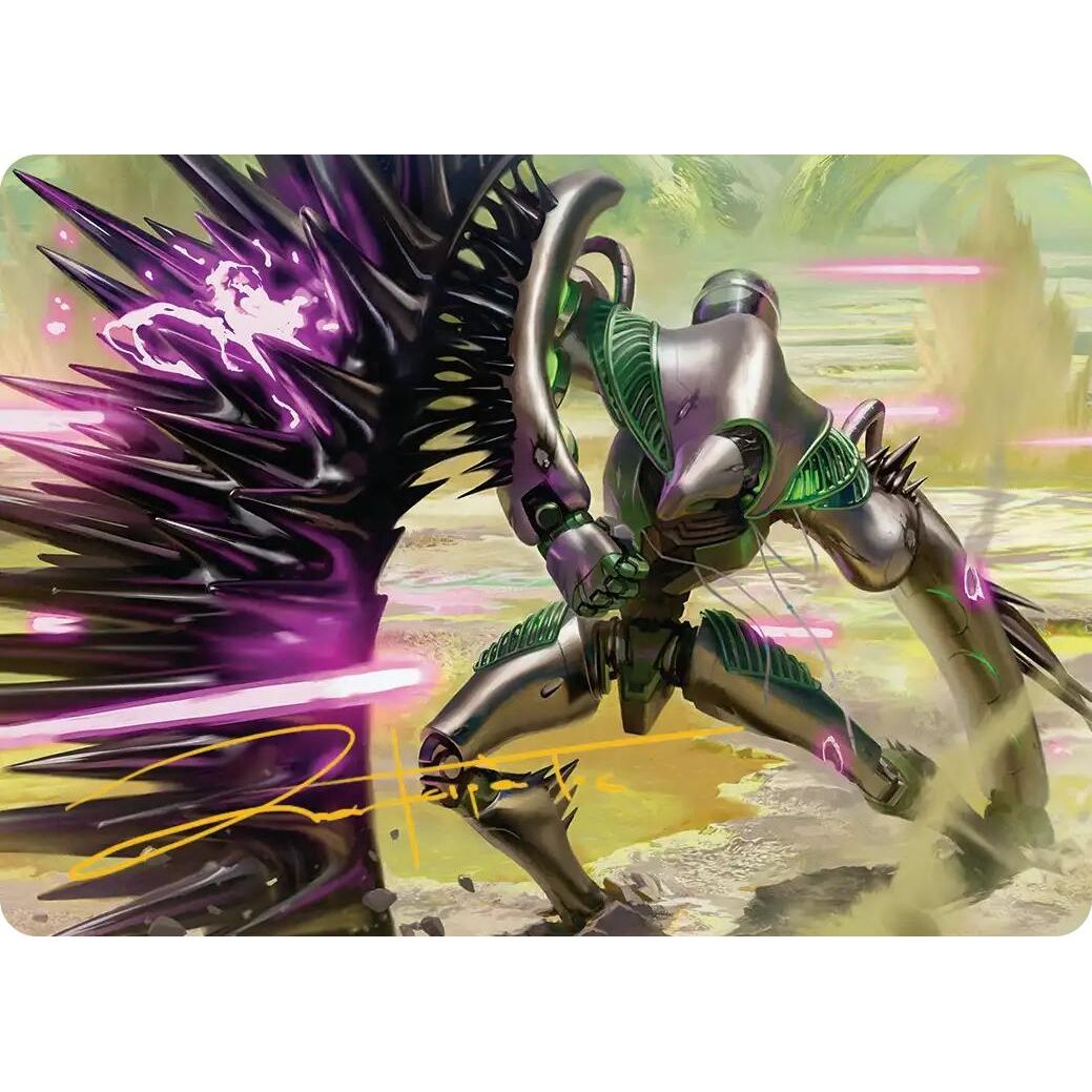 Image for Tapestry Warden Art Card (Gold-Stamped Signature) (23) (AAEOE) - Magic: The Gathering