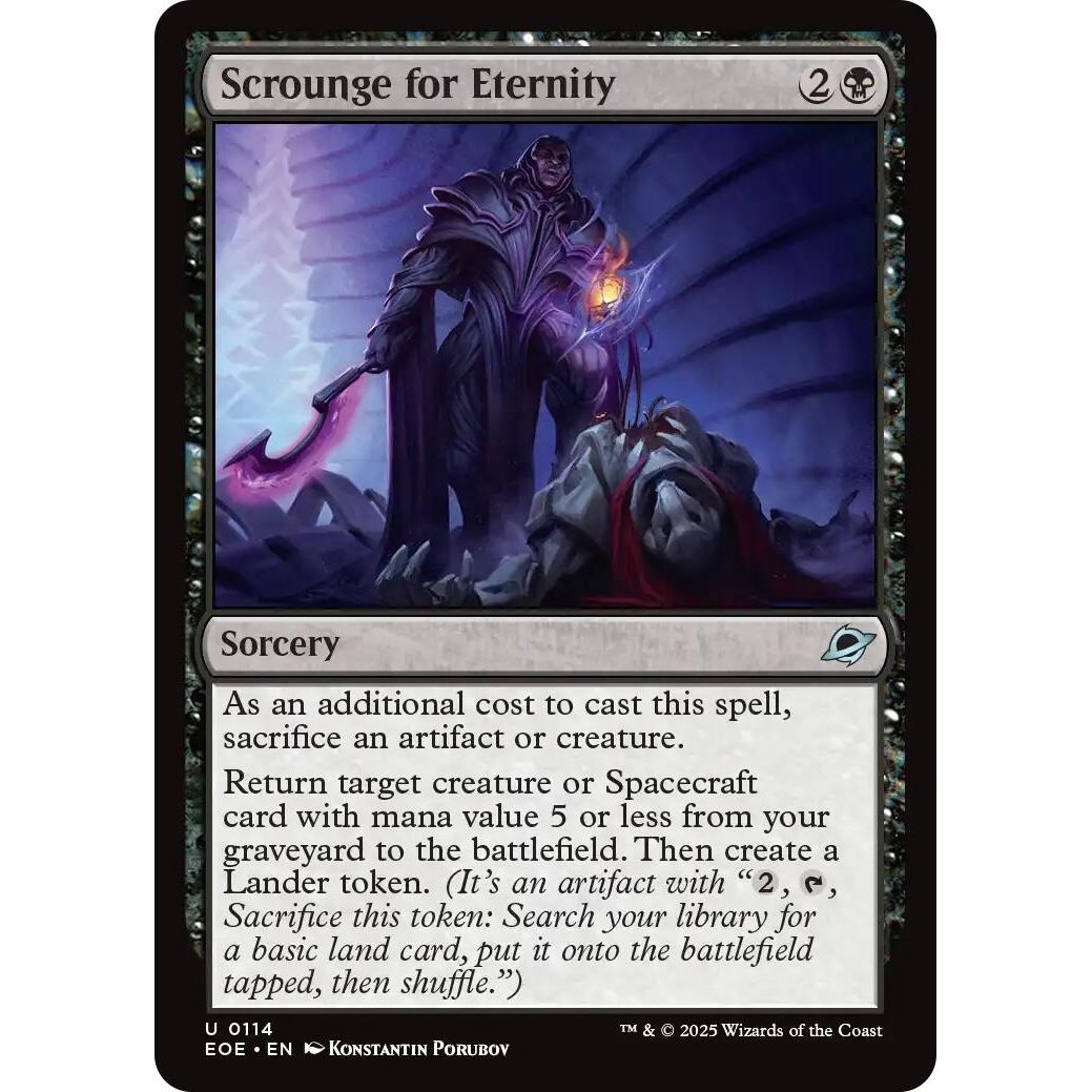 Image for Scrounge for Eternity (114) (EOE) - Magic: The Gathering