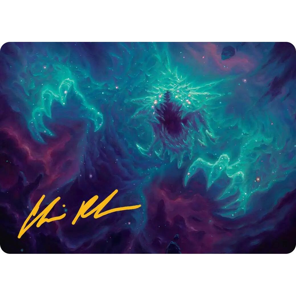 Image for Cosmogoyf Art Card (Gold-Stamped Signature) (24) (AAEOE) - Magic: The Gathering