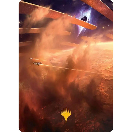 Image for Adagia, Windswept Bastion Art Card (Gold-Stamped Planeswalker Symbol) (29) (AAEOE) - Magic: The Gathering