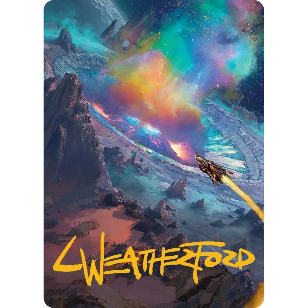 Image for Meteor Crater Art Card (Gold-Stamped Signature) (45) (AAEOE) - Magic: The Gathering