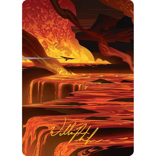 Image for Blast Zone Art Card (Gold-Stamped Signature) (48) (AAEOE) - Magic: The Gathering