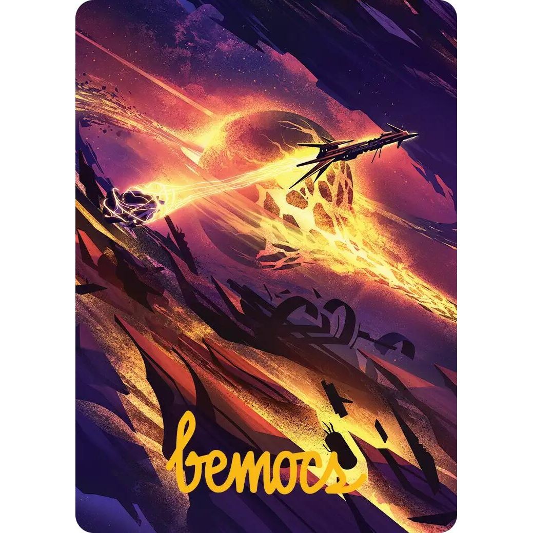 Image for Scavenger Grounds Art Card (53/54) (Gold-Stamped Signature) (53) (AAEOE) - Magic: The Gathering