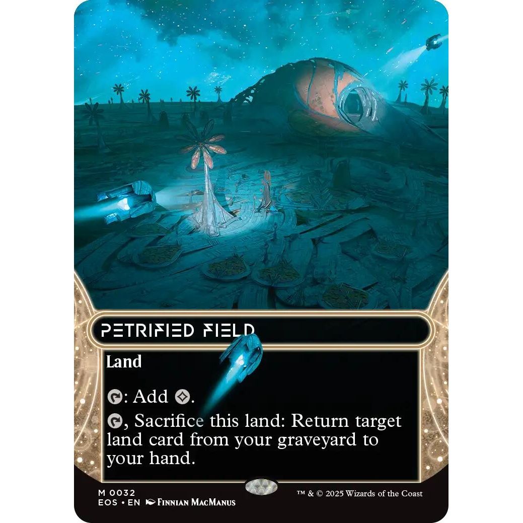 Image for Petrified Field (0032) (Borderless) (32) (EOS) - Magic: The Gathering