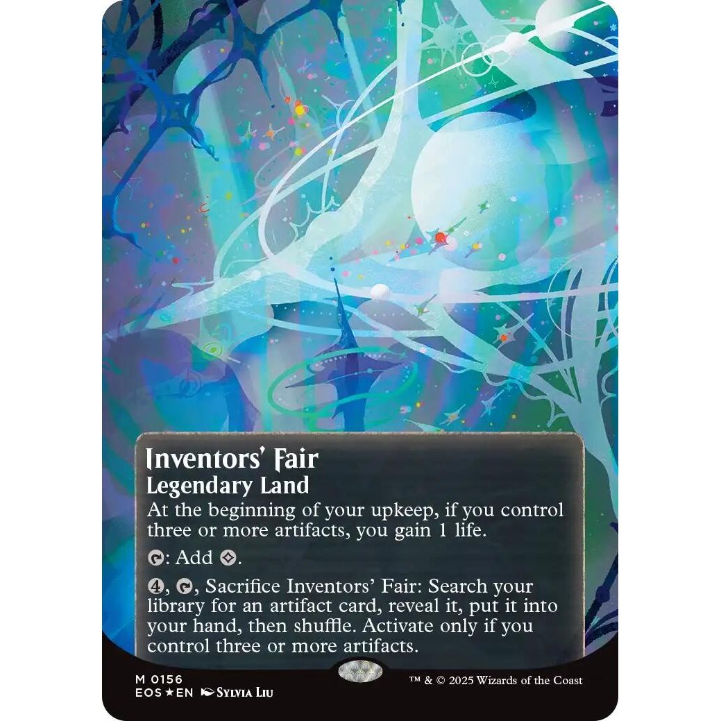 Image for Inventors' Fair (0156) (Borderless) (Galaxy Foil) (156) (EOS) - Magic: The Gathering