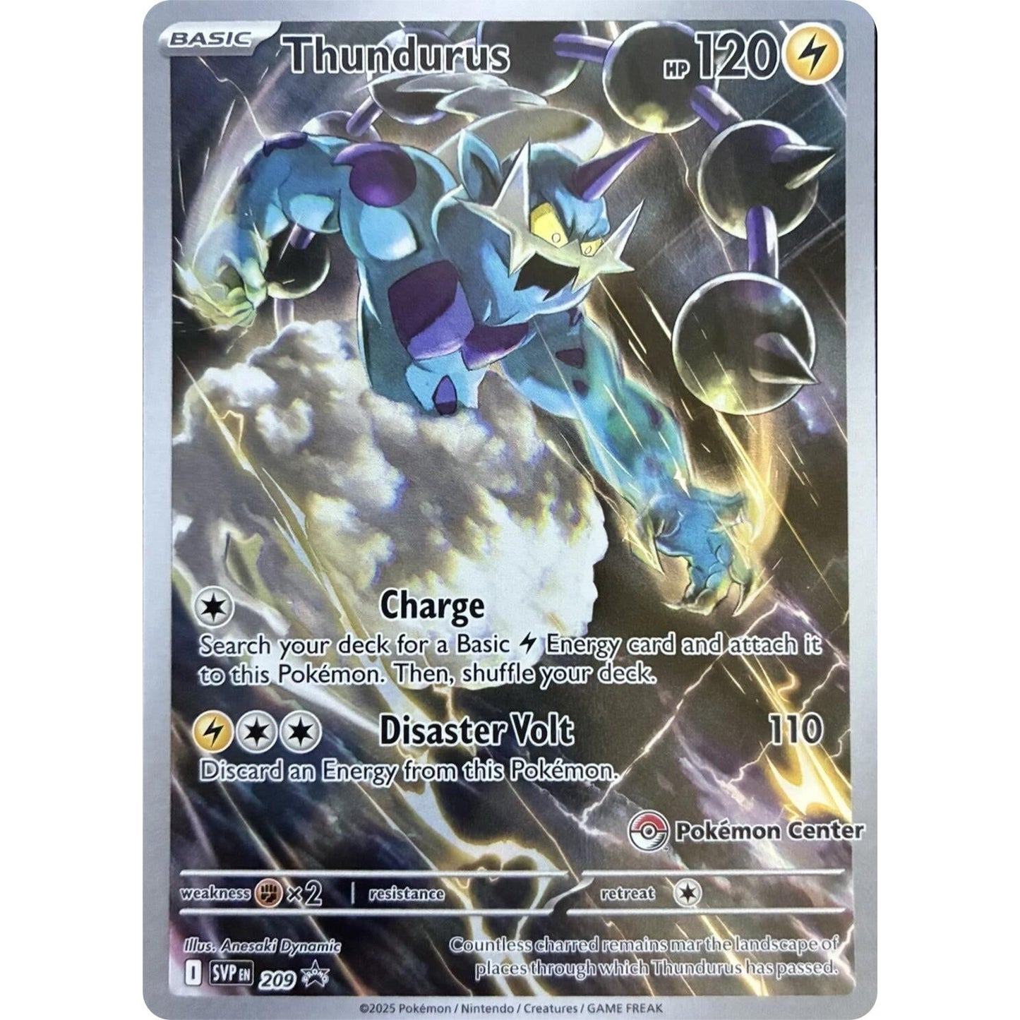Image for Thundurus - 209 (Pokemon Center Exclusive) (209) (SVP) - Pokemon