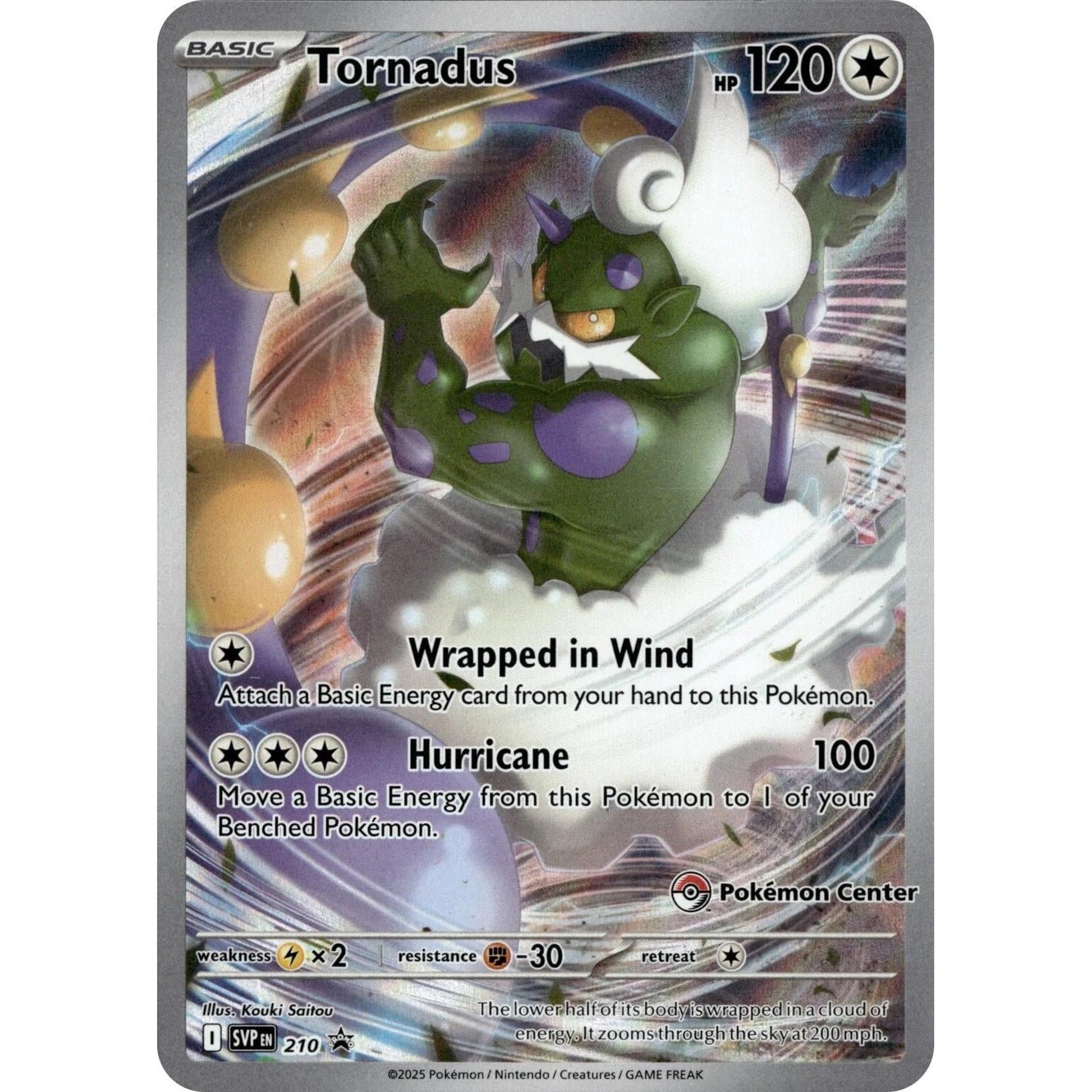 Image for Tornadus - 210 (Pokemon Center Exclusive) (210) (SVP) - Pokemon