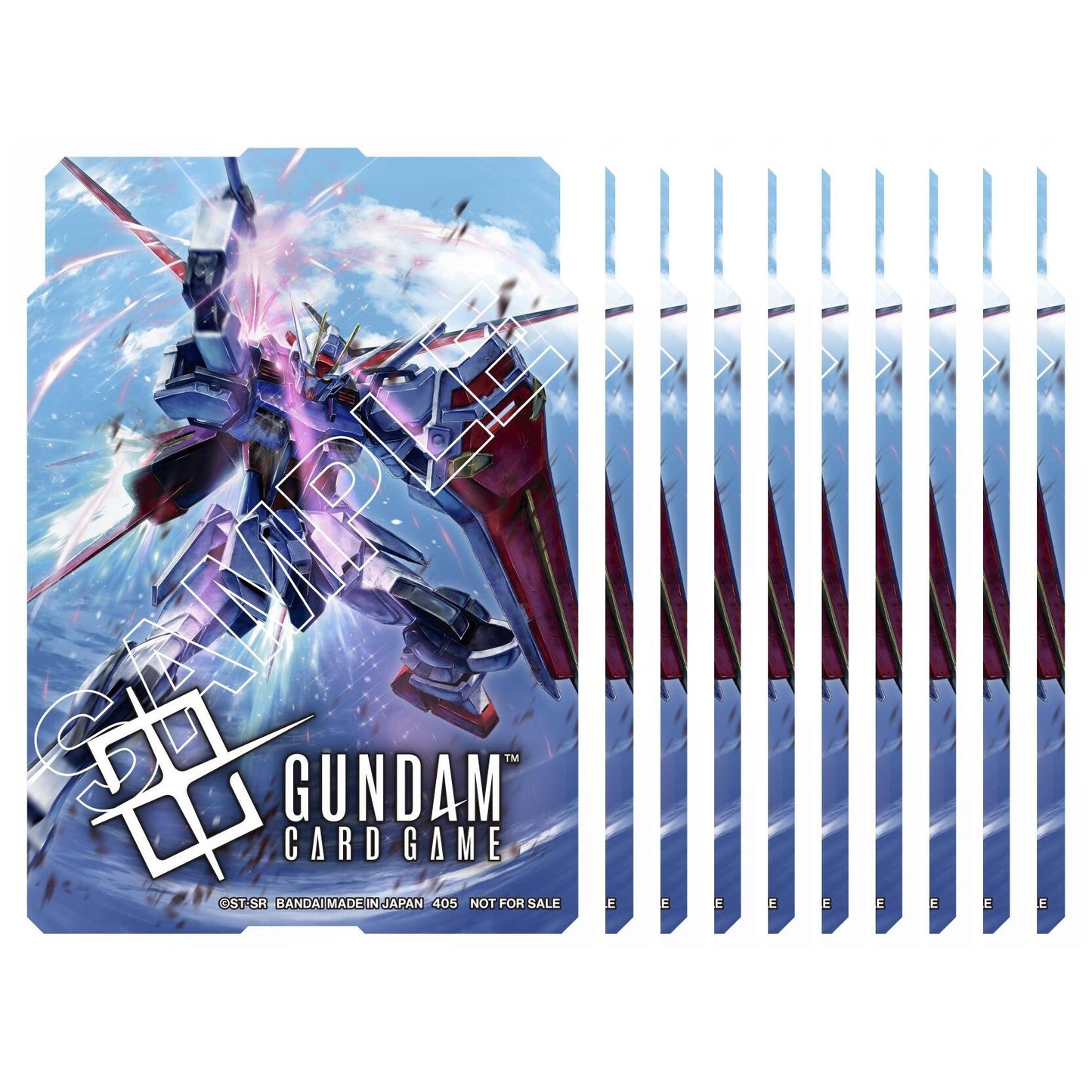 Image for Gundam Card Game Official Resource Sleeves - Aile Strike (10-Pack) - Card Sleeves