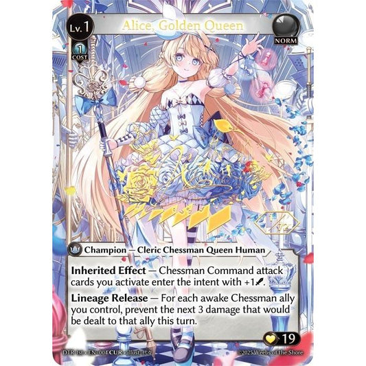 Image for Alice, Golden Queen (CUR) (004) (DTR1E) - Grand Archive TCG