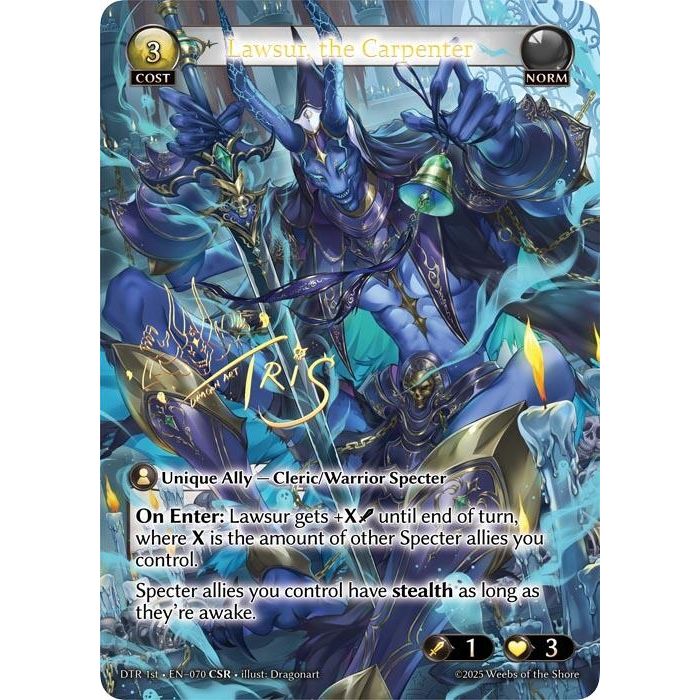 Image for Lawsur, the Carpenter (CSR) (070) (DTR1E) - Grand Archive TCG