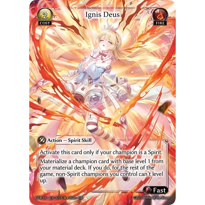 Image for Ignis Deus (123) (DTR1E) - Grand Archive TCG