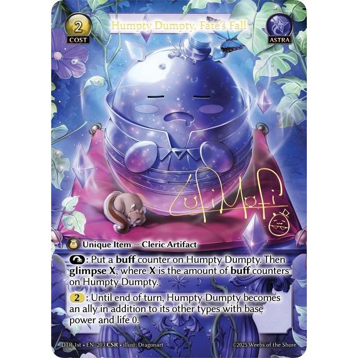 Image for Humpty Dumpty, Fate's Fall (CSR) (203) (DTR1E) - Grand Archive TCG