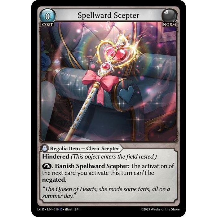 Image for Spellward Scepter (019) (DTR1E) - Grand Archive TCG