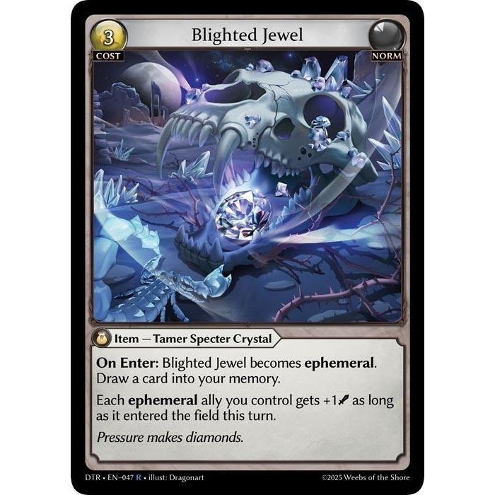 Image for Blighted Jewel (047) (DTR1E) - Grand Archive TCG