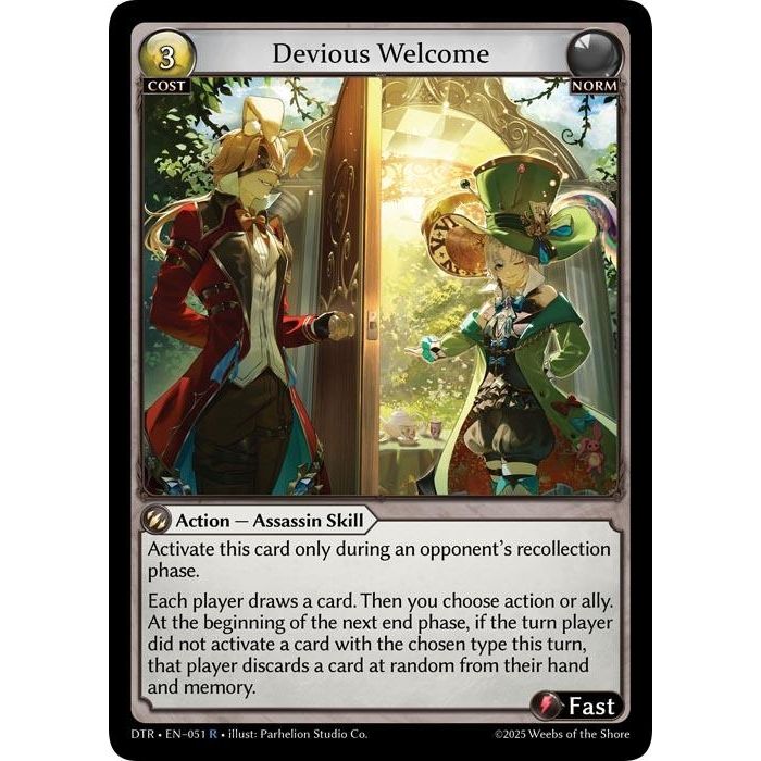 Image for Devious Welcome (051) (DTR1E) - Grand Archive TCG