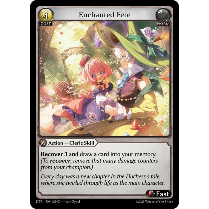 Image for Enchanted Fete (055) (DTR1E) - Grand Archive TCG