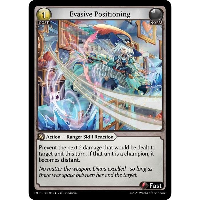 Image for Evasive Positioning (056) (DTR1E) - Grand Archive TCG