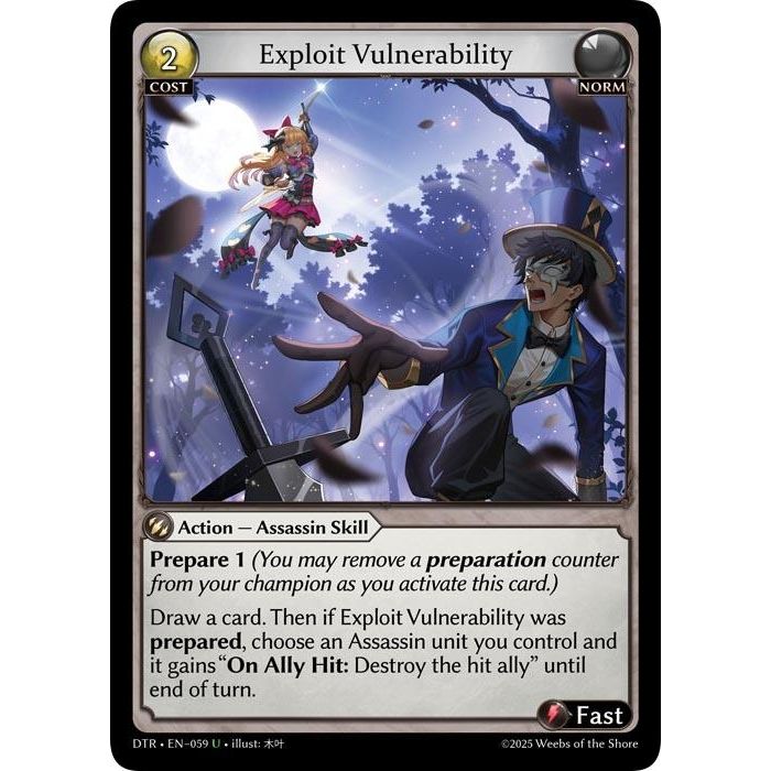 Image for Exploit Vulnerability (059) (DTR1E) - Grand Archive TCG