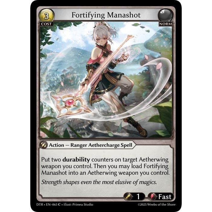Image for Fortifying Manashot (065) (DTR1E) - Grand Archive TCG