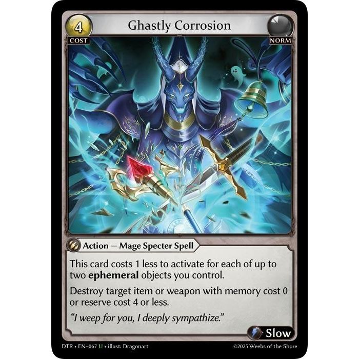 Image for Ghastly Corrosion (067) (DTR1E) - Grand Archive TCG