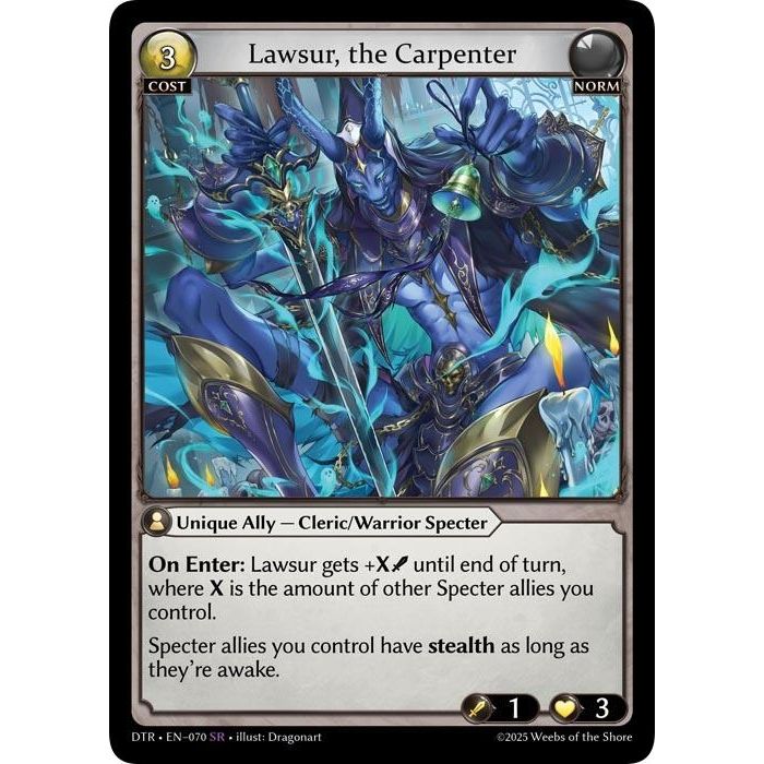Image for Lawsur, the Carpenter (070) (DTR1E) - Grand Archive TCG