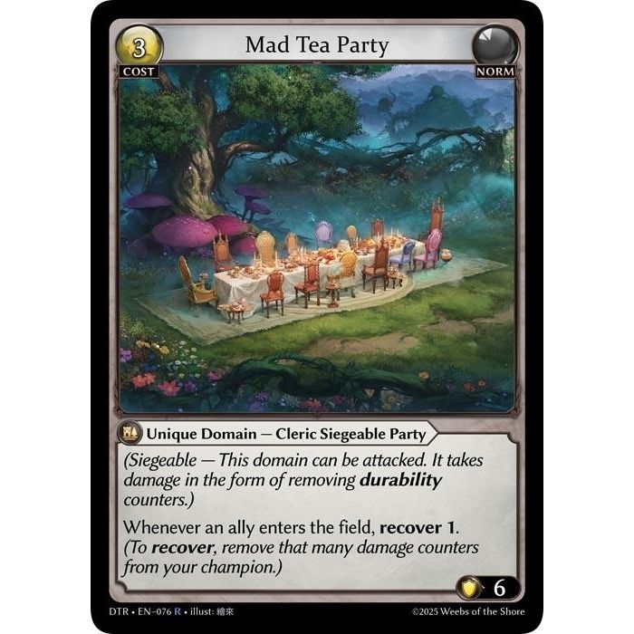 Image for Mad Tea Party (076) (DTR1E) - Grand Archive TCG