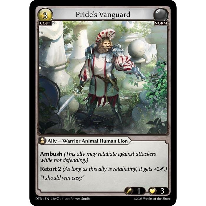 Image for Pride's Vanguard (080) (DTR1E) - Grand Archive TCG