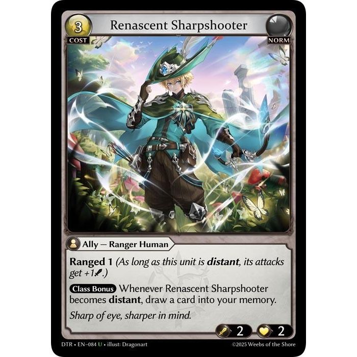Image for Renascent Sharpshooter (084) (DTR1E) - Grand Archive TCG